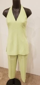 Halter Top/ Capri pant set.